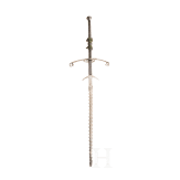 A large Swiss or German two-handed sword, circa 1580
