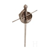 A heavy Italian cup-hilted rapier, mid-17th century
