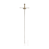 A Dutch or Flemish cup-hilt rapier with chiselled decoration, mid-17th century