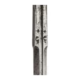 A Dutch or Flemish cup-hilt rapier with chiselled decoration, mid-17th century