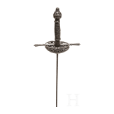 A German cup-hilt rapier, circa 1660