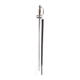 A German or Flemish small-sword with cut iron hilt, circa 1700