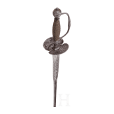 A French cut-iron small sword, circa 1720