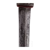 A French cut-iron small sword, circa 1720
