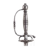 A chiselled Dutch small sword, circa 1720