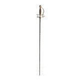 A French or Spanish officer's small sword with earlier Toledo-blade, circa 1720