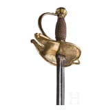 A French or Spanish officer's small sword with earlier Toledo-blade, circa 1720