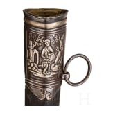 An English silver-inlaid small sword, circa 1780