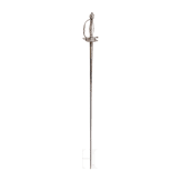 A German silver-mounted small sword, circa 1780