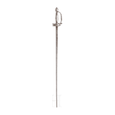 A German silver-mounted small sword, circa 1780