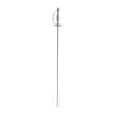 An English silver-mounted small sword, circa 1780