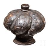 A German campaign-sword pommel with silver inlays, circa 1560