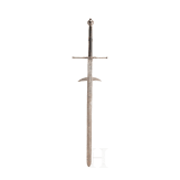 A German two-handed fighting sword in 16th century style, modern reproduction