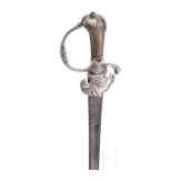 A German silver-mounted hunting hanger with a Solingen blade, ca. 1740
