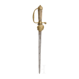 A German hunting hanger, circa 1740