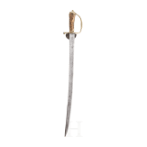 A German hunting hanger with sawback blade, 1st half of the 19th century