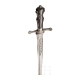 A richly etched hunting hanger, LePage &agrave; Paris, circa 1860