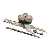 An Austro-Hungarian hunting hanger, bandolier and epaulettes worn by a count's high-ranking forestry official, circa 1910