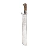 A hunting cutlass, collector's replica in the style of the 17th century