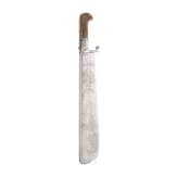 A hunting cutlass, collector's replica in the style of the 17th century