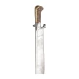 A hunting cutlass, collector's replica in the style of the 17th century