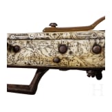 A South German or South Eastern European noble Renaissance crossbow, entirely inlaid in bone, circa 1580