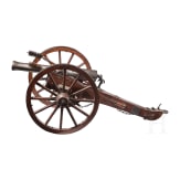 Gesch&uuml;tzmodell, Sammleranfertigung des 20. Jhdts. im Stil um 1860