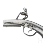 Ganzmetall-Steinschlosspistole, deutsch oder Niederlande, um 1660