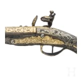 Luxus-Steinschlosspistole, Frankreich, um 1730