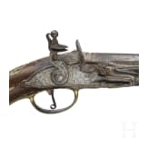 Lange Steinschlosspistole, deutsch, um 1740