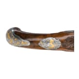 Luxus-Steinschlosspistole mit reichem Eisenschnitt, Suhl, um 1760