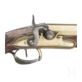 Ein Paar Offizierspistolen mit Messingl&auml;ufen, Frankreich, um 1810