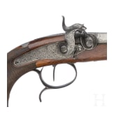 Perkussionspistole, E. Blancke in Naumburg a/S, um 1840