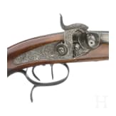 Ein Paar Perkussionspistolen im Kasten, Damm(?) in Elberfeldt, um 1840