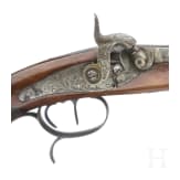 Ein Paar Perkussionspistolen im Kasten, Damm(?) in Elberfeldt, um 1840