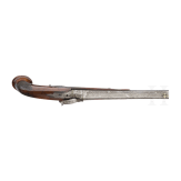 Ein Paar Perkussionspistolen im Kasten, Damm(?) in Elberfeldt, um 1840