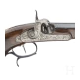 Ein Paar Perkussionspistolen im Kasten, Johann Hafner in Bozen, um 1850