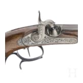 Ein Paar Perkussionspistolen im Kasten, Johann Hafner in Bozen, um 1850