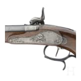 Ein Paar Perkussionspistolen im Kasten, Johann Hafner in Bozen, um 1850