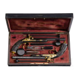 Luxus-Perkussionspistolen mit zugeh&ouml;rigem Kasten, F. P. Geerinckx Nachfolge, Paris, um 1850/60