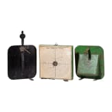 Zwei Zielscheiben sowie Kugelfang der Firma Diana, deutsch ,1. H&auml;lfte 20. Jhdt.
