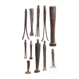 Sammlung von elf milit&auml;rischen Laufkr&auml;tzern, deutsch, 16./17. Jhdt.