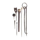 Sammlung von acht R&auml;umnadeln f&uuml;r Vorderladerwaffen und Gesch&uuml;tze, deutsch, 16./17. Jhdt.