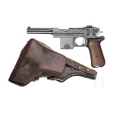 Bergmann Mod. 1910/21, mit Tasche