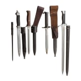 F&uuml;nf Bajonette, international, 19./20. Jhdt.