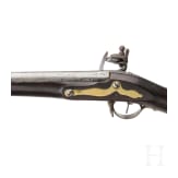 Steinschlossmuskete im Stil der 1. H&auml;lfte des 18. Jhdts., aus alten Teilen zusammengesetzt