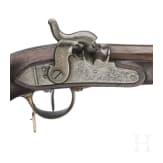 Ein Paar gezogene Kolbenpistolen M 1818/43 mit Anschlagschaft