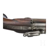 Ein Paar gezogene Kolbenpistolen M 1818/43 mit Anschlagschaft