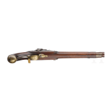 Ein Paar gezogene Kolbenpistolen M 1818/43 mit Anschlagschaft