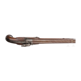 Ein Paar gezogene Kolbenpistolen M 1818/43 mit Anschlagschaft